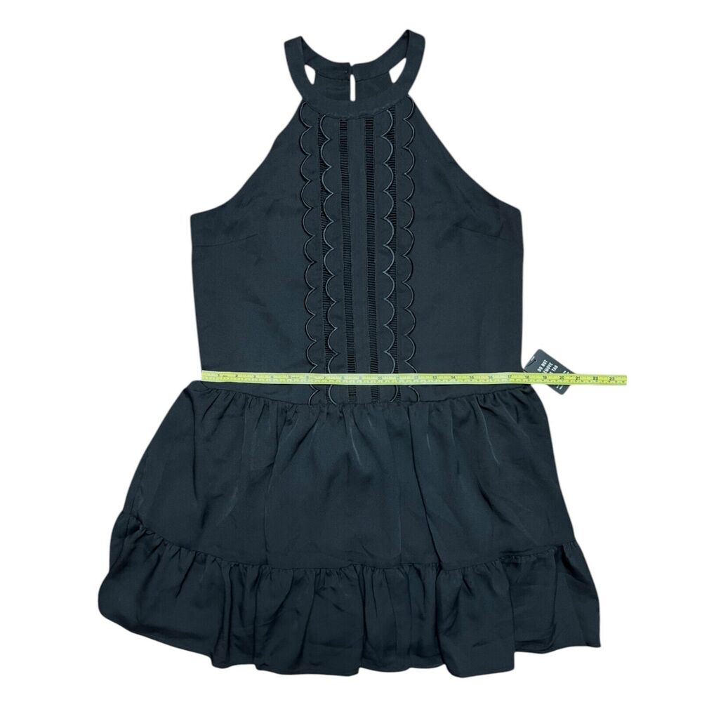 NWT - Express Black Lace Fit & Flare Sleeveless Dress Women’s Size M - MSRP $98 - Picture 5 of 10